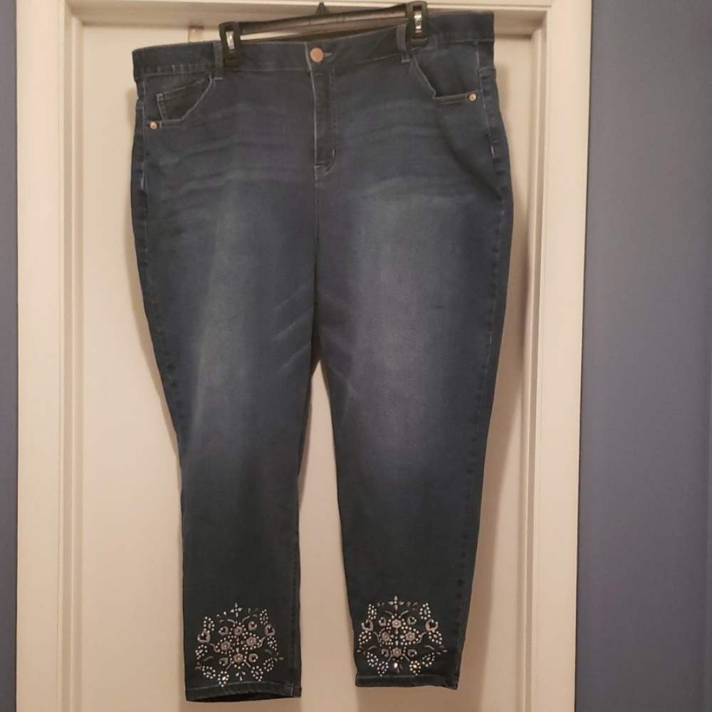 Size 24 Stretch Jean's w/Embellishments